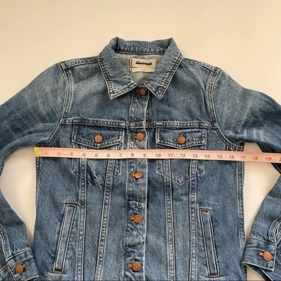 Madewell The Jean Jacket Pinter Wash XS - Picture 9 of 10